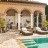The pool in the backyard of the Klein home in West Hollywood, CA.  Interior design by Chad Eisner.
